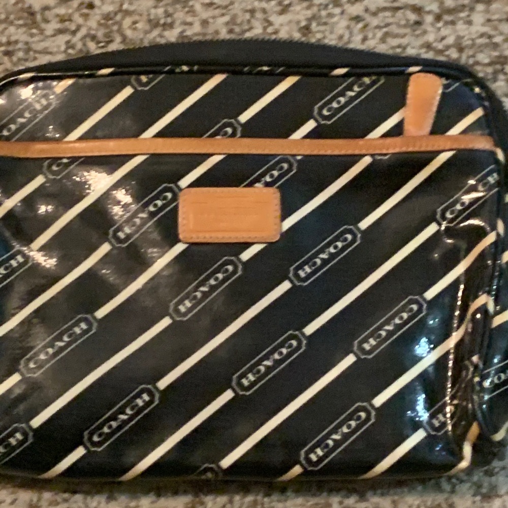 Coach Patent Leather Clutch Bag